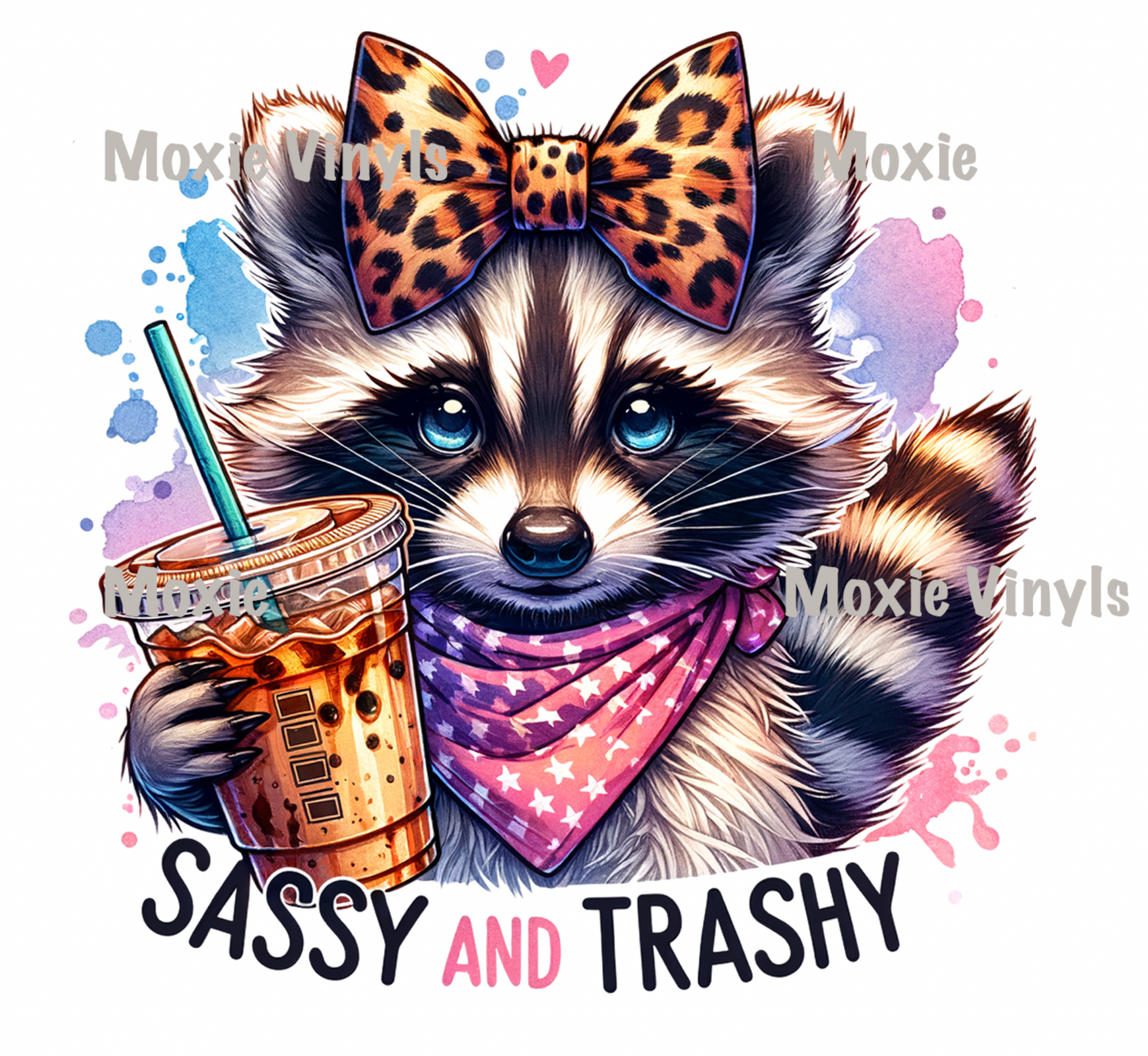 Sassy and Trashy UV DTF