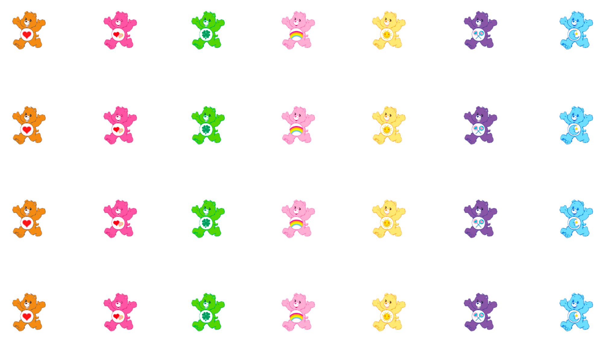 Care Bears Pen Elements UV DTF