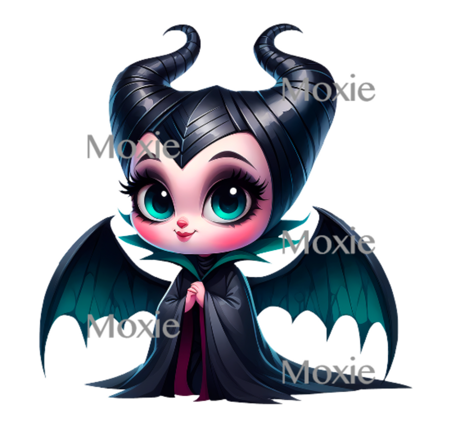 Evil Fairy Decal & Acrylic Blank COMBO