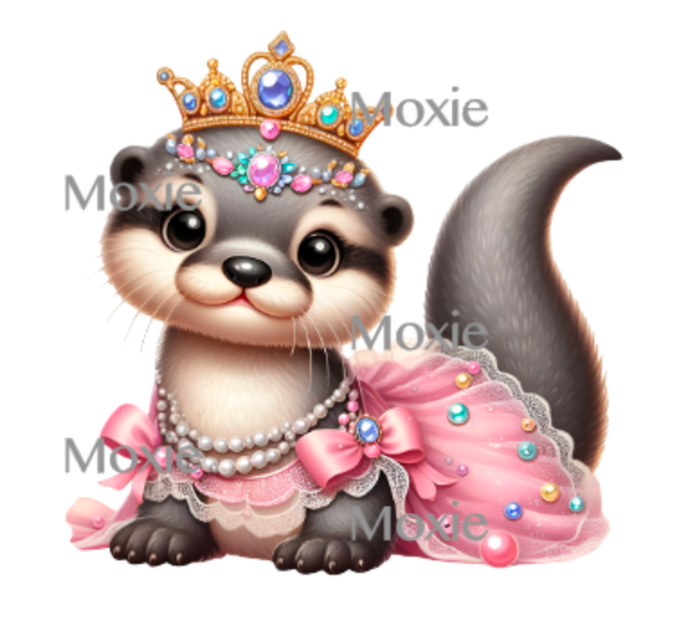 Glamour Otter Decal &amp; Acrylic Blank COMBO