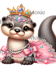 Glamour Otter Decal & Acrylic Blank COMBO