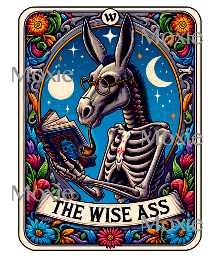 Tarot The Wise Ass UV DTF