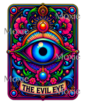 Tarot The Evil Eye UV DTF