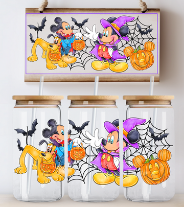 Halloween Mickey Glass Wrap