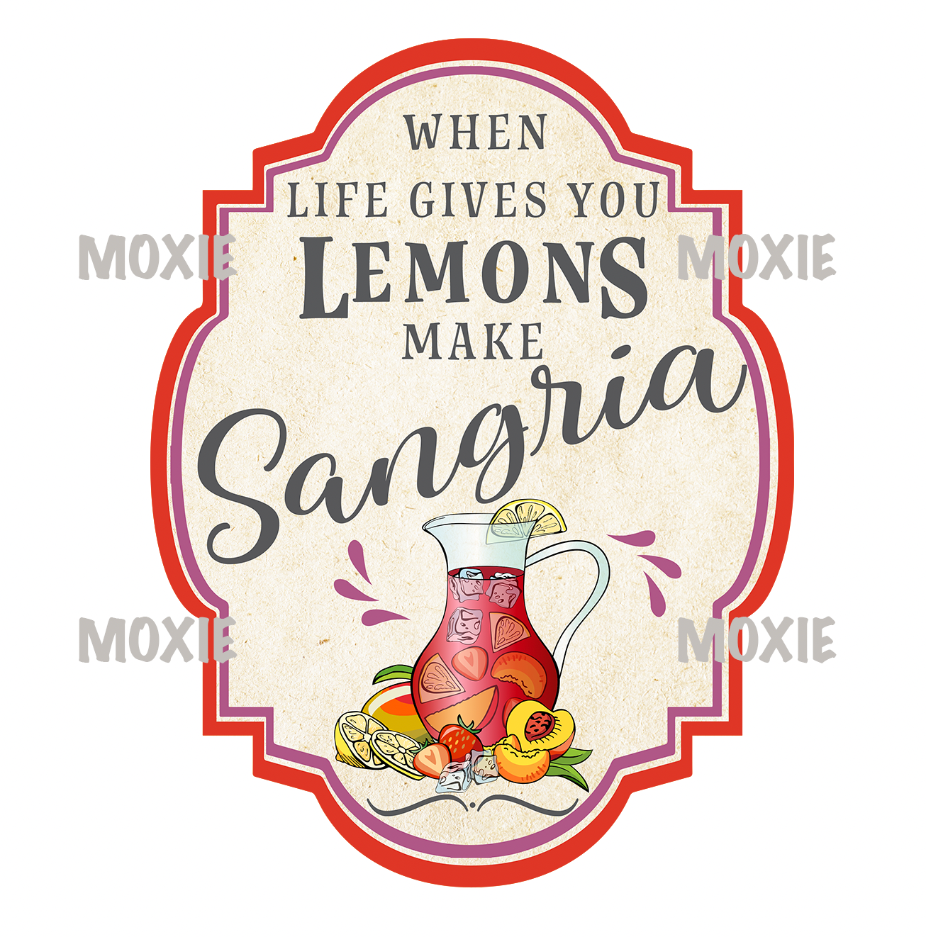 Sangria Label UV DTF