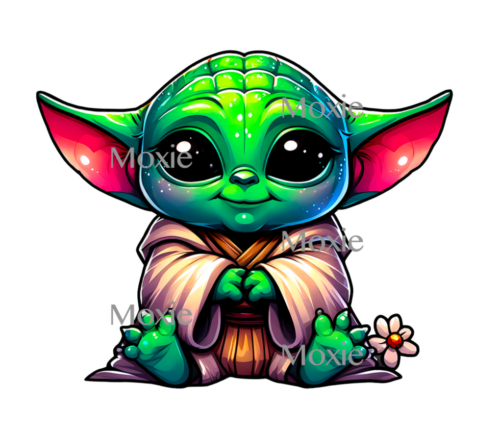 Cute Baby Alien Decal & Acrylic Blank COMBO – Moxie Vinyls