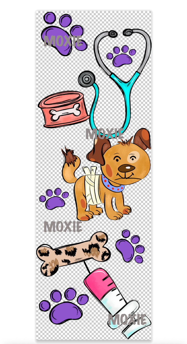 Veterinarian Pen Wrap UV DTF