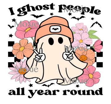 Halloween Ghost UV DTF Decals