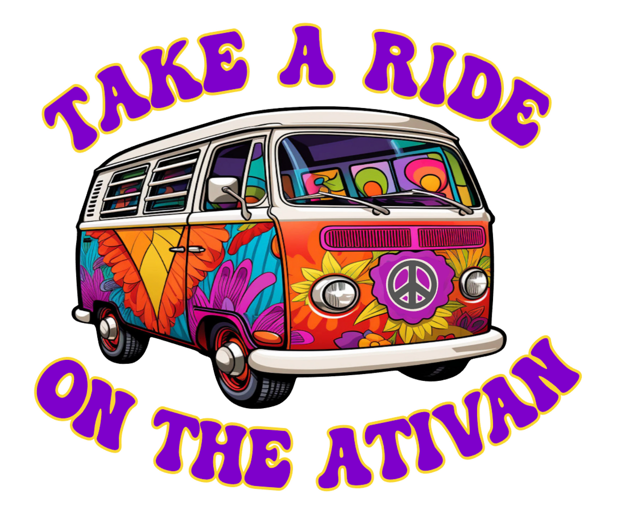 Atilvan Take A Ride On The Ativan Decal & Acrylic Blank COMBO – Moxie Vinyls