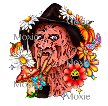 Freddy Flowers UV DTF Decal