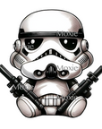StormTrooper Decal & Acrylic Blank COMBO