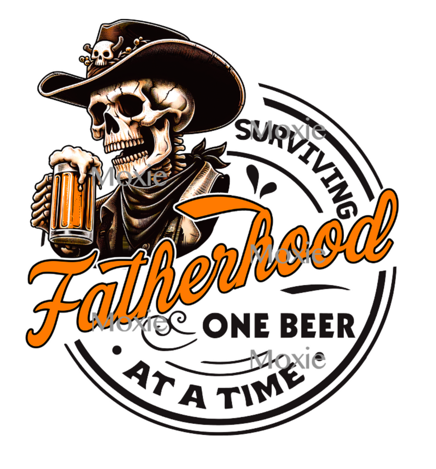 Surviving Fatherhood UV DTF Decal