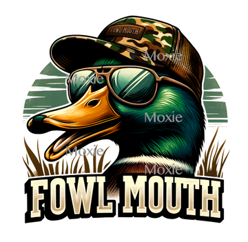 Fowl Mouth UV DTF Decal