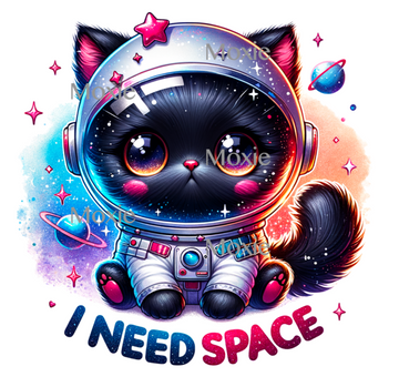 I Need Space UV DTF Decal