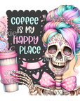 Coffee Happy Place Decal & Acrylic Blank COMBO