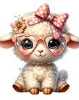Lamb Decal & Acrylic Blank COMBO