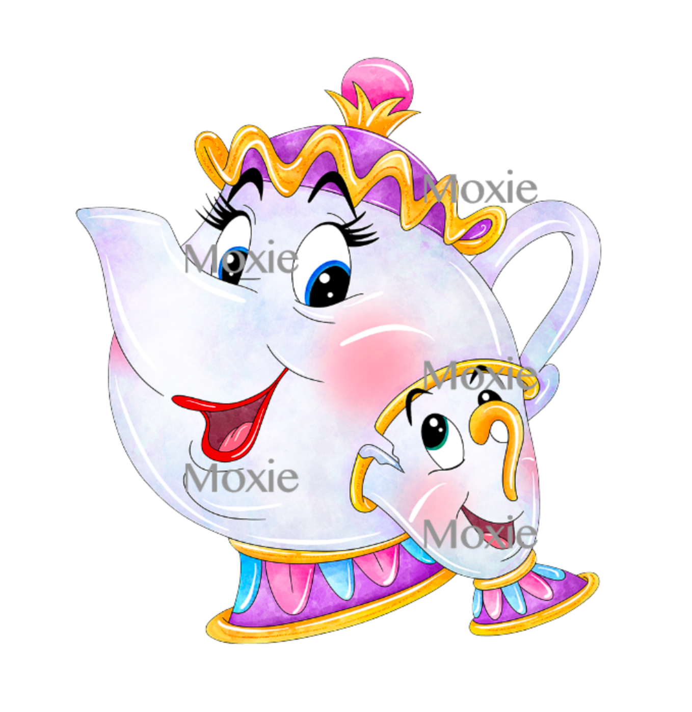 Chip Teacup Decal &amp; Acrylic Blank COMBO – Moxie Vinyls