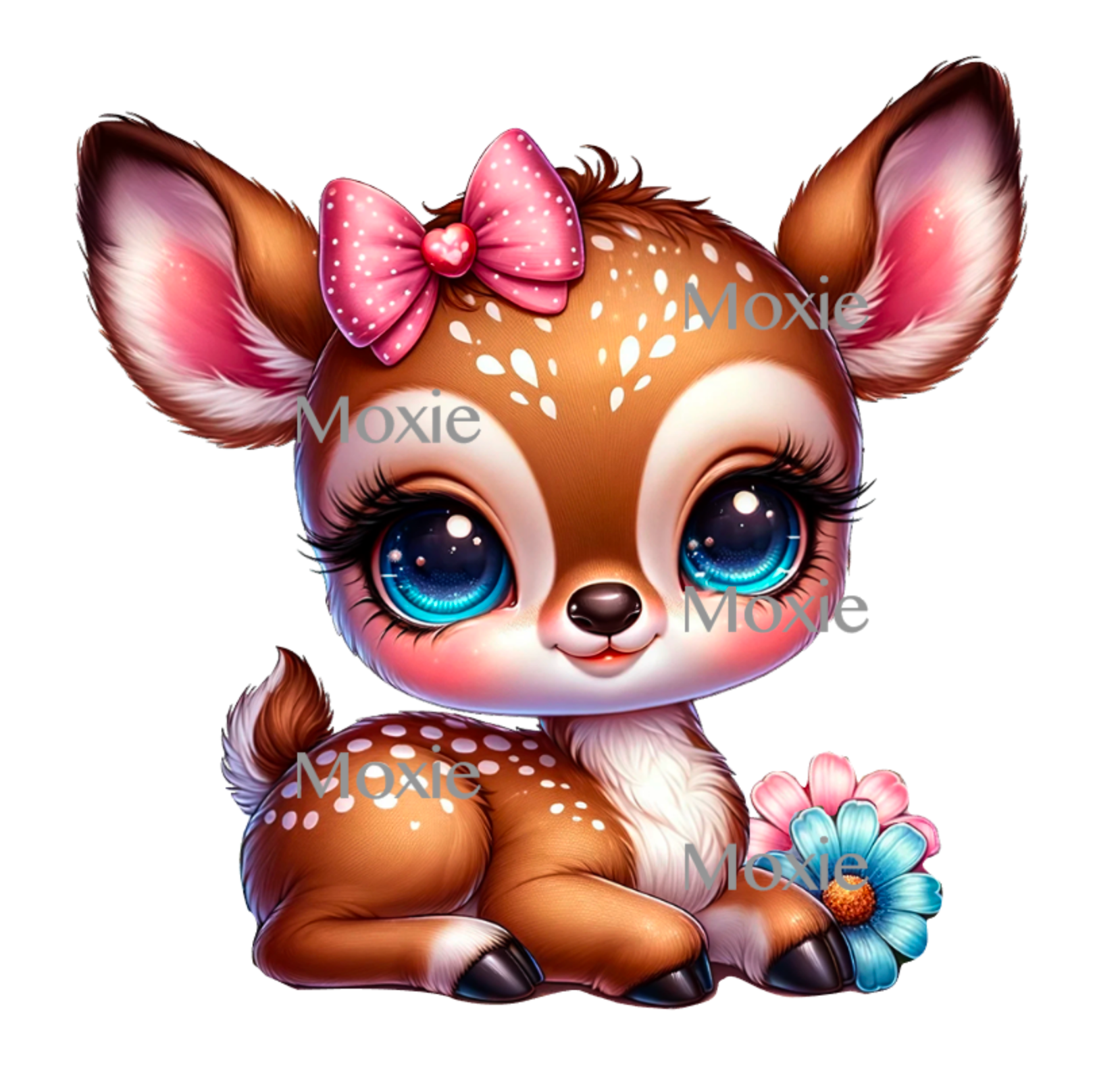 Baby Deer Decal &amp; Acrylic Blank COMBO