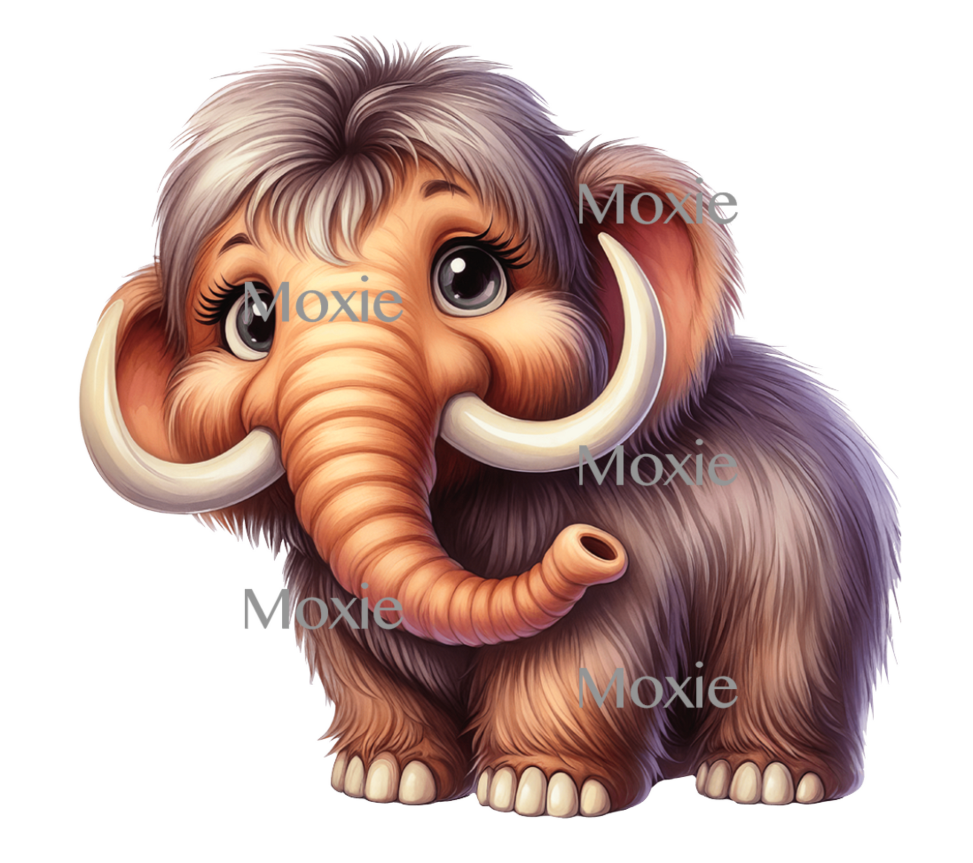 Woolly Mammoth Decal & Acrylic Blank COMBO – Moxie Vinyls