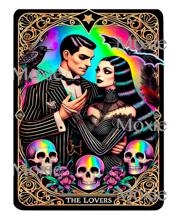 Tarot Lovers Addams UV DTF