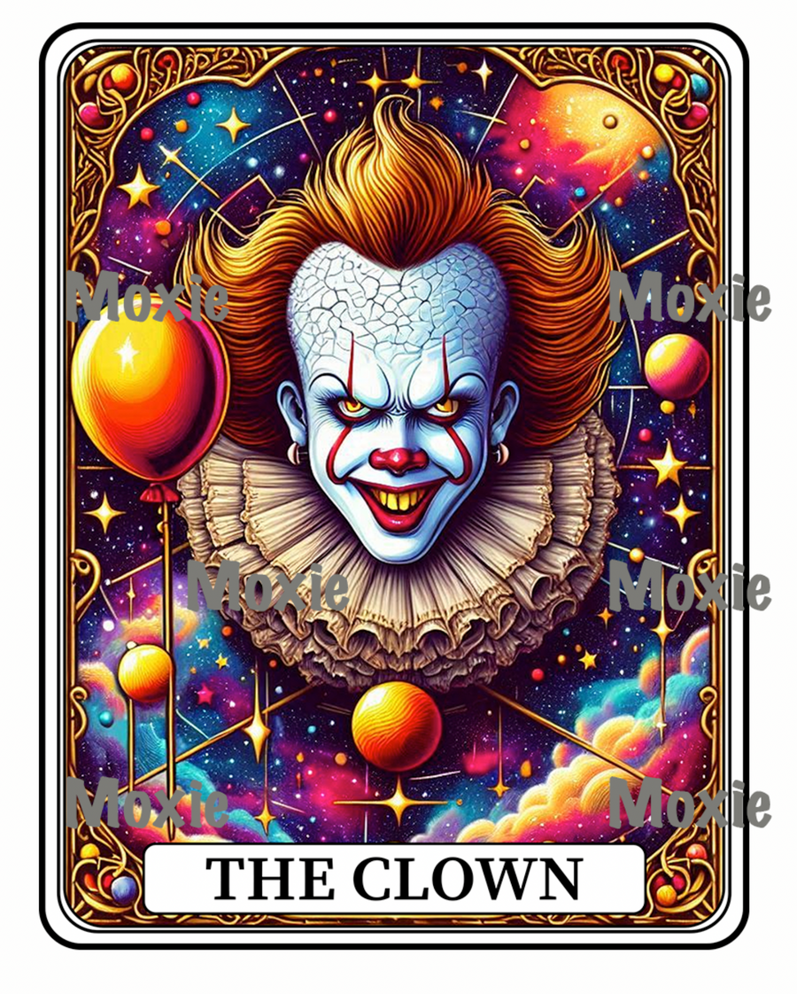 Tarot The Clown UV DTF