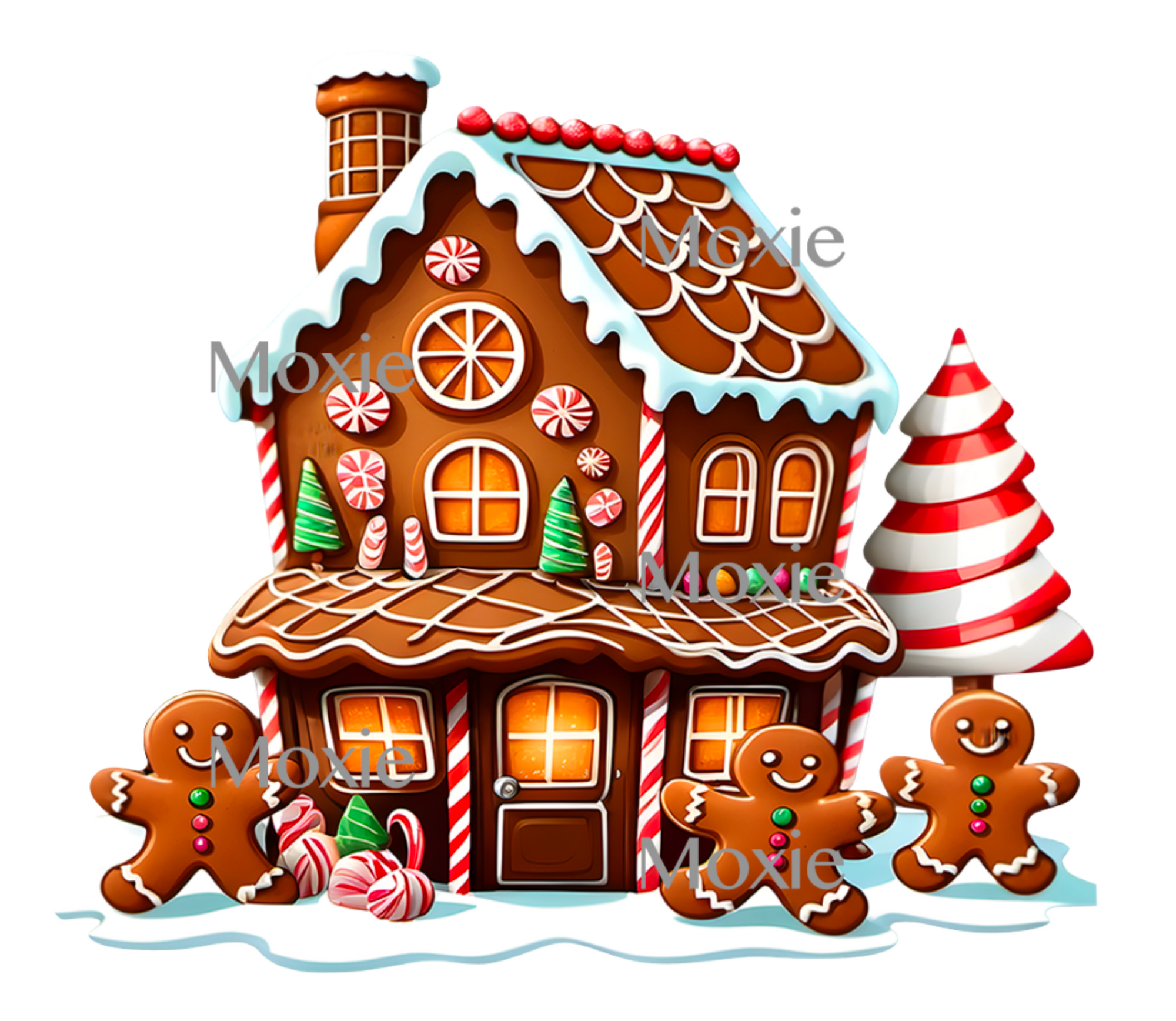 Gingerbread House Decal &amp; Acrylic Blank COMBO