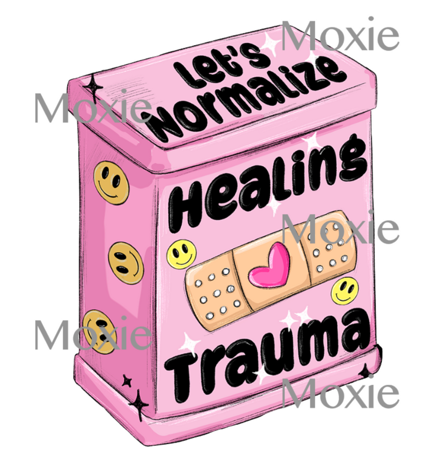 Normalize Healing Decal & Acrylic Blank COMBO