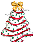 White Tree Cake Decal & Acrylic Blank COMBO