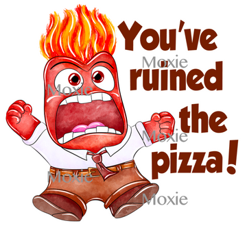 You've Ruined the Pizza Decal & Acrylic Blank COMBO