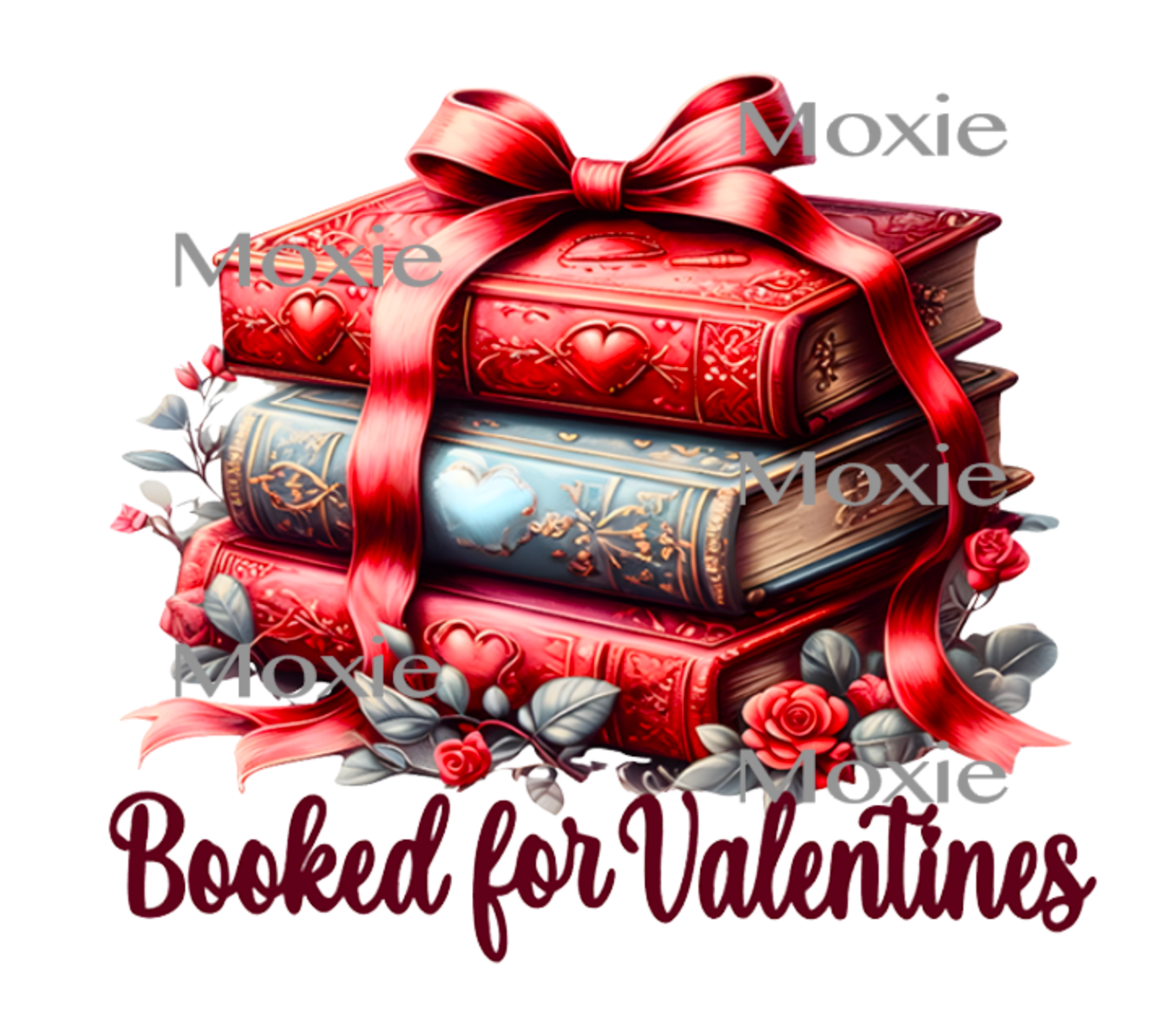 Booked for Valentines Decal &amp; Acrylic Blank COMBO
