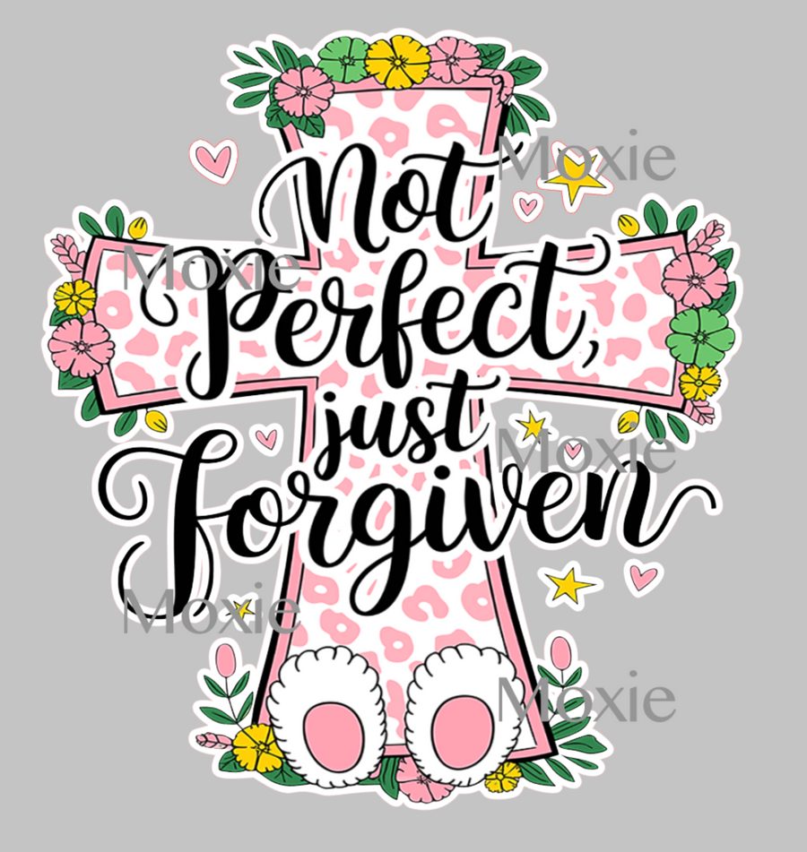 Not Perfect Just Forgiven Decal & Acrylic Blank COMBO