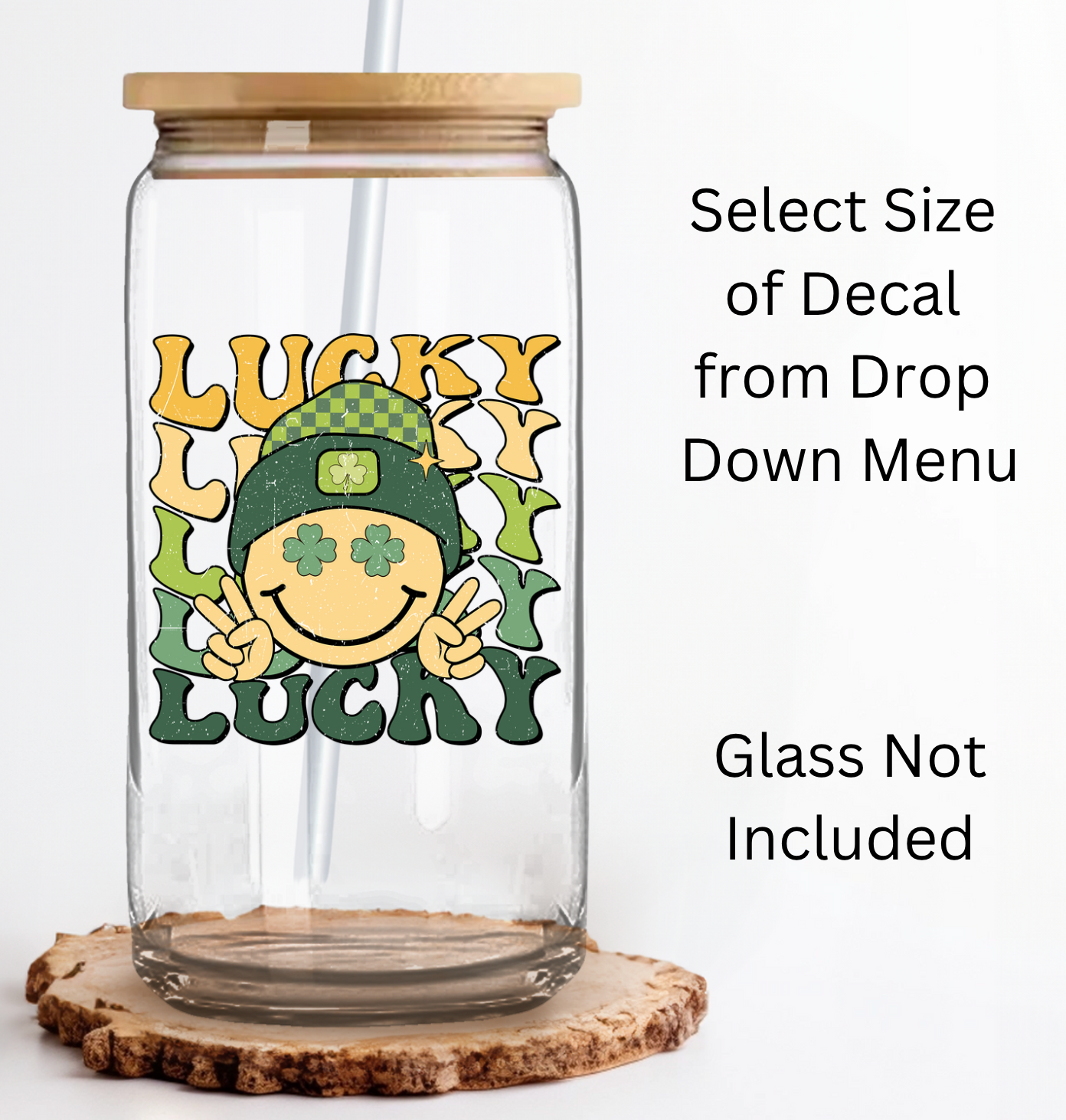 Lucky Lucky Lucky UV DTF Decal – Moxie Vinyls