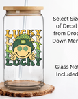 Lucky Lucky Lucky UV DTF Decal