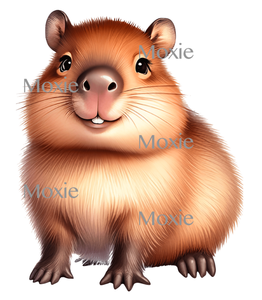 Capybara Decal & Acrylic Blank COMBO