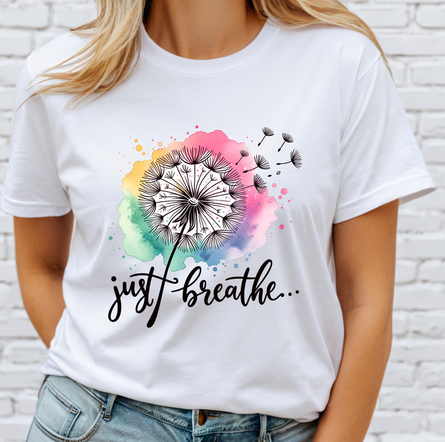 Just Breathe DTF Transfer