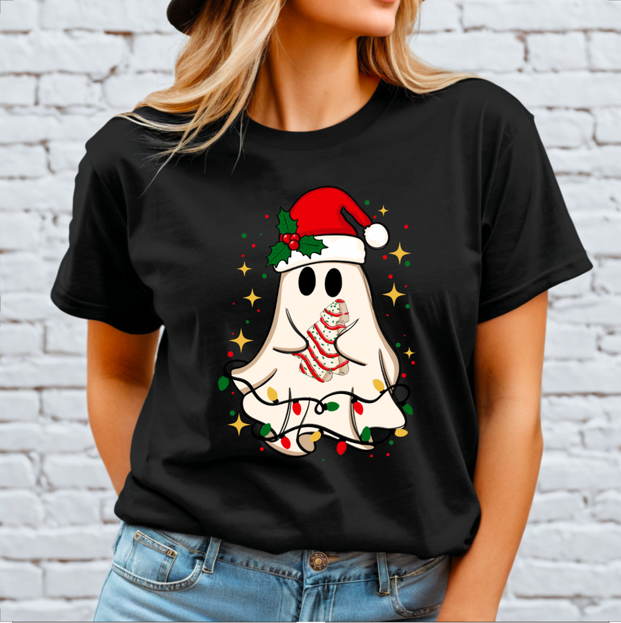 Cute Christmas Ghost DTF Transfer