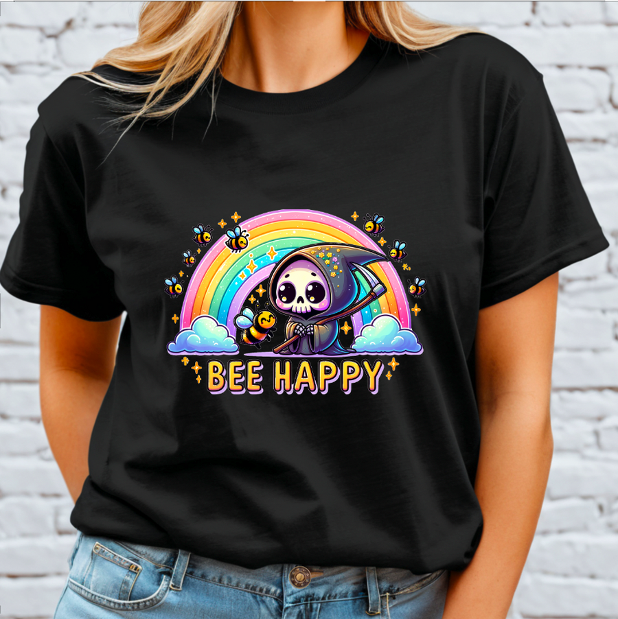 Bee Happy DTF Transfer