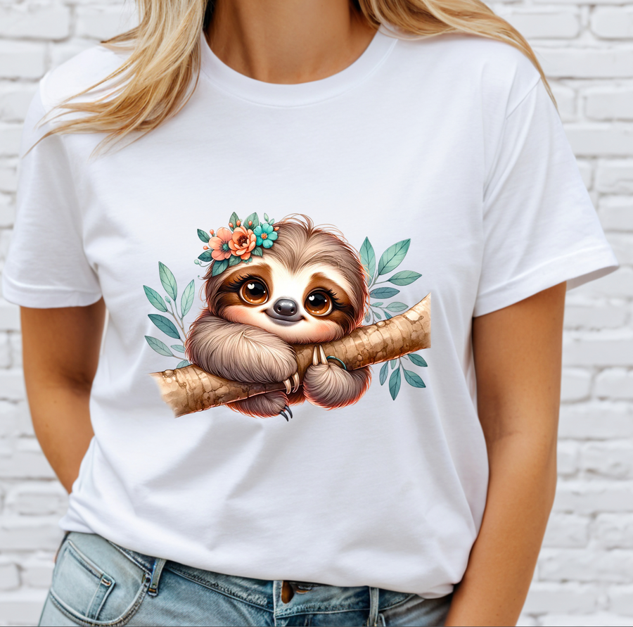Sloth DTF Transfer