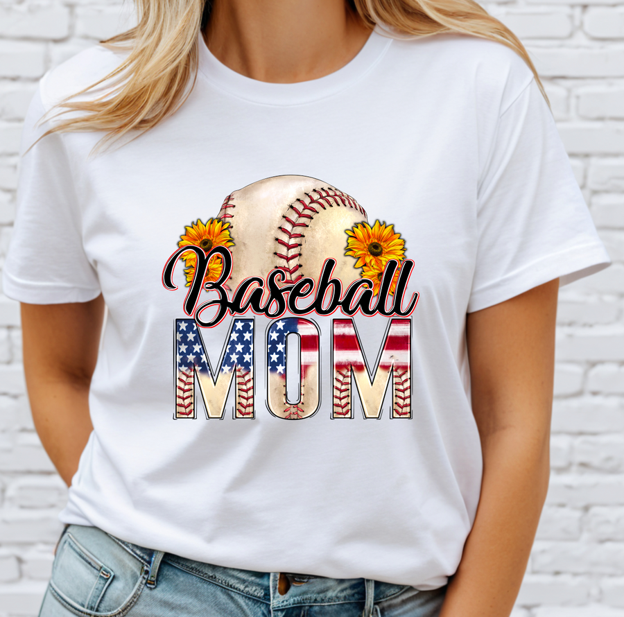 Baseball Mom DTF Transfer