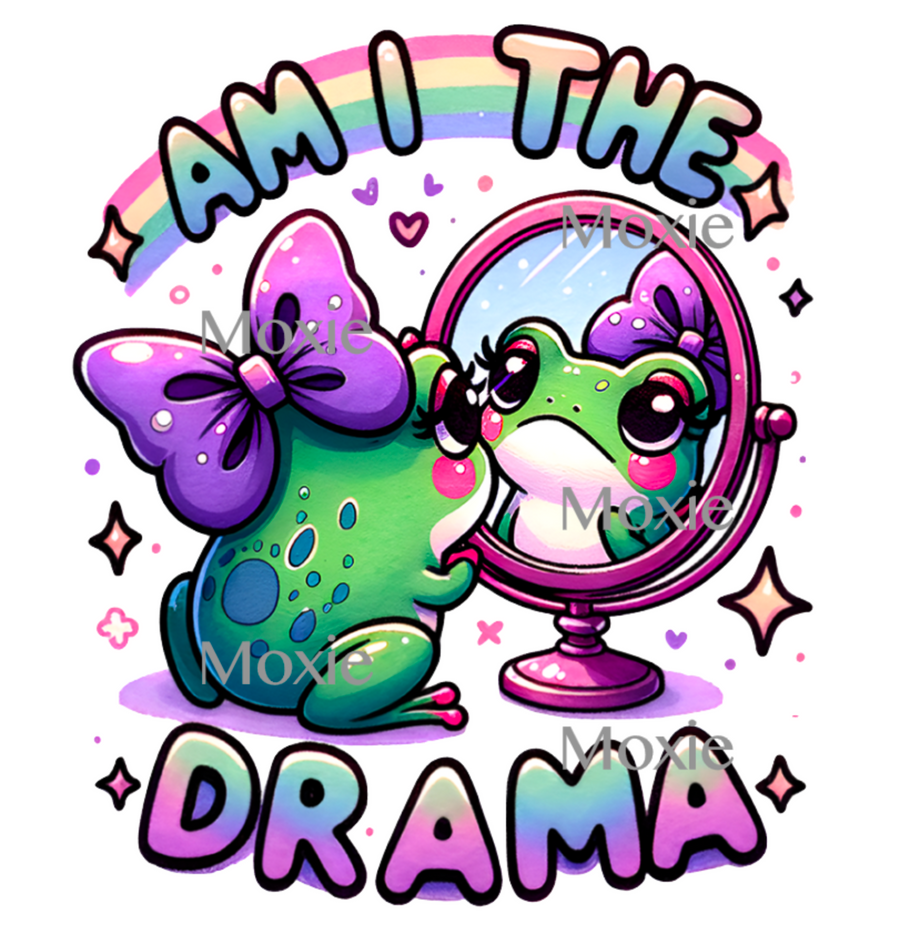 Am I The Drama Decal & Acrylic Blank COMBO