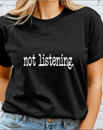 not listening DTF Transfer