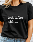 book coffee ahh DTF Transfer