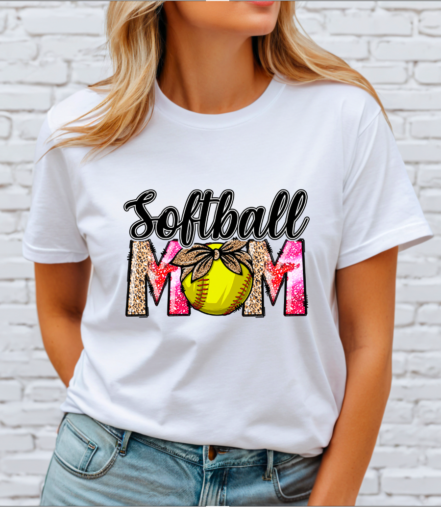 Softball MOM DTF Transfer