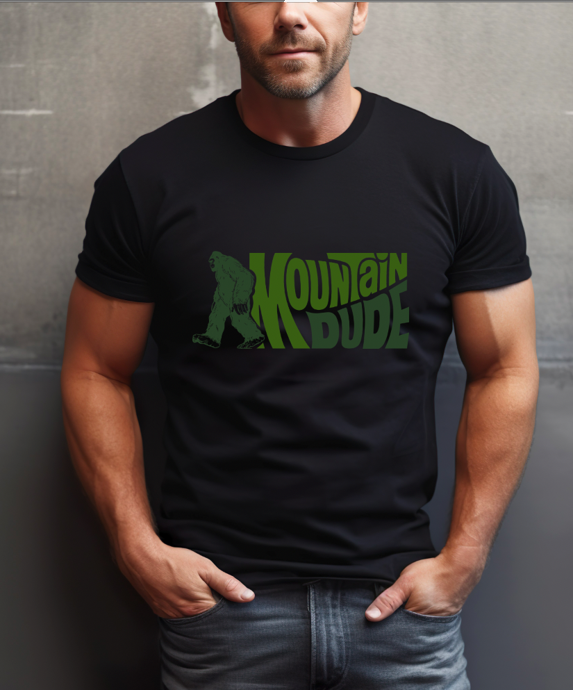 Mountain Dude DTF Transfer