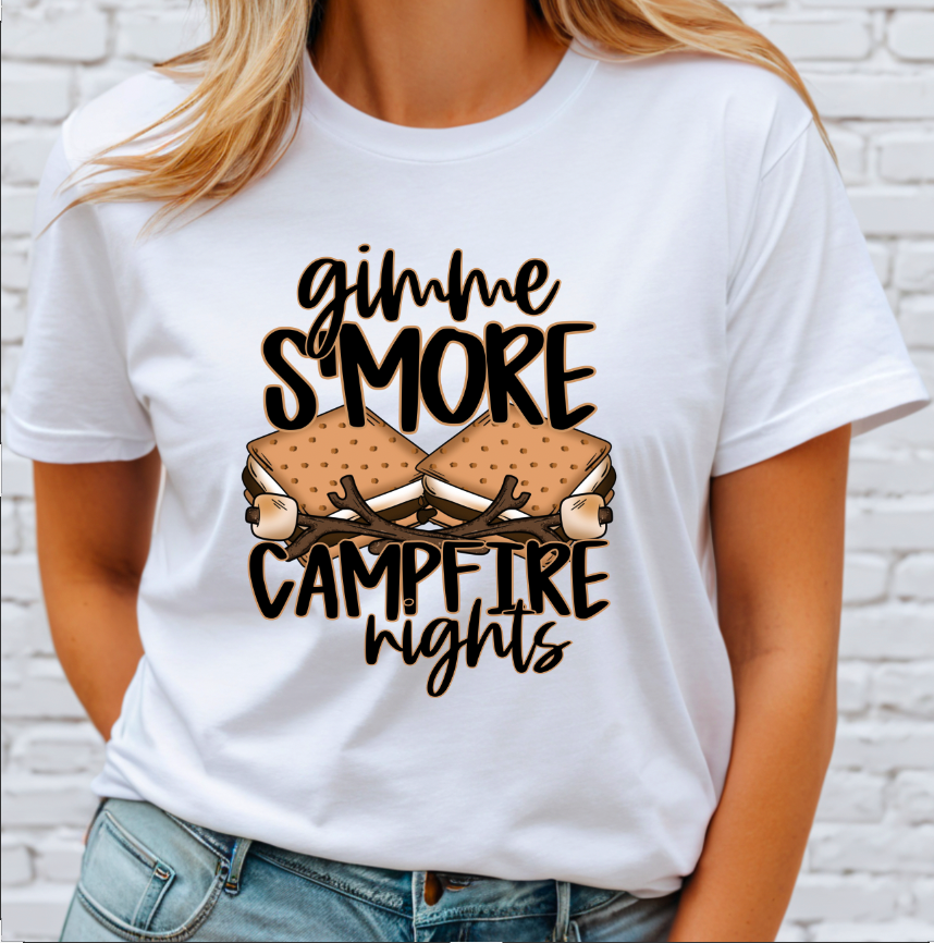 Smore Campfire nights DTF Transfer