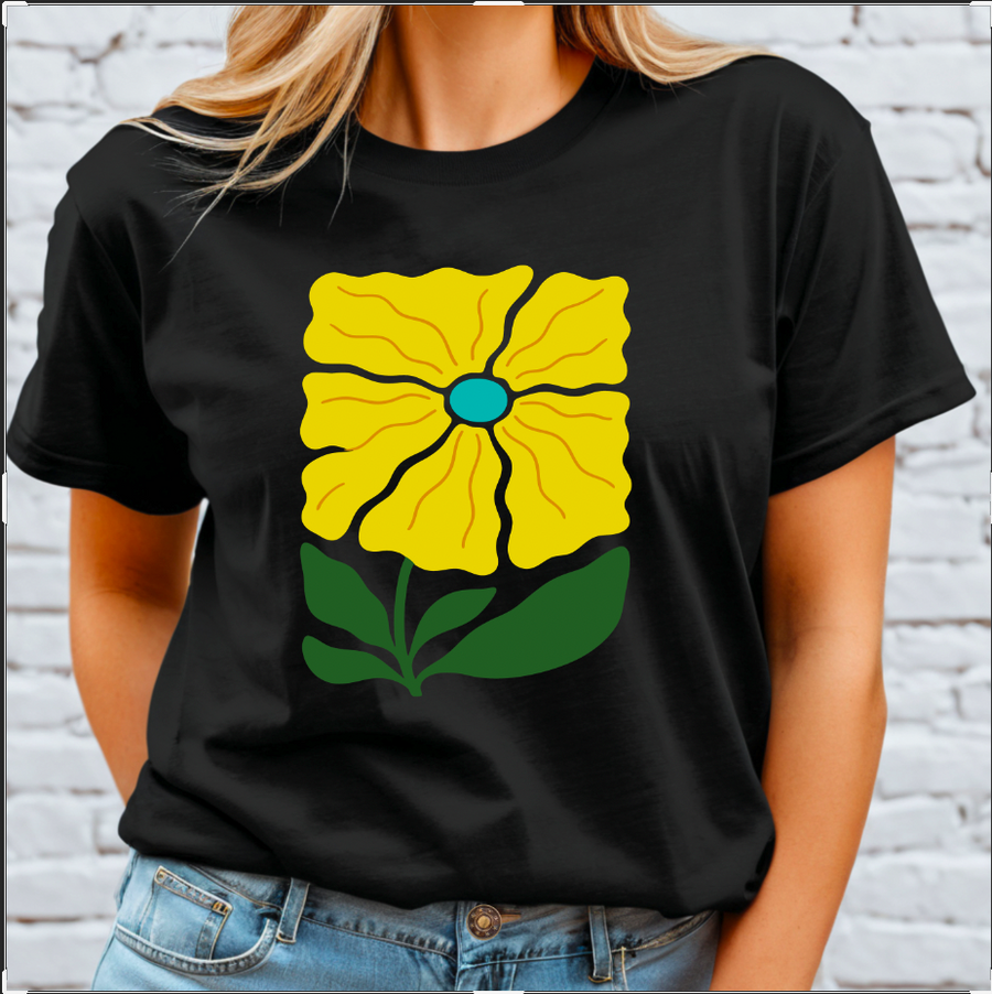 Large Flower DTF Transfer
