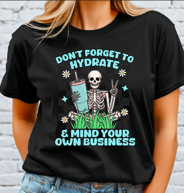 Don't forget to Hydrate DTF Transfer
