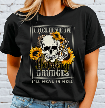 I Believe in Grudges - white DTF Transfer
