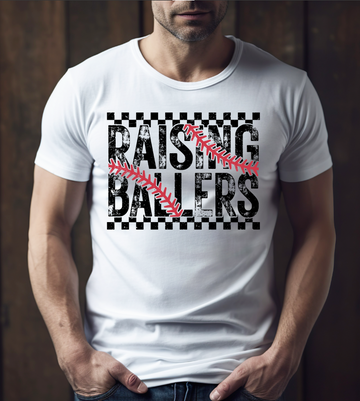 Raising Ballers Black DTF Transfer