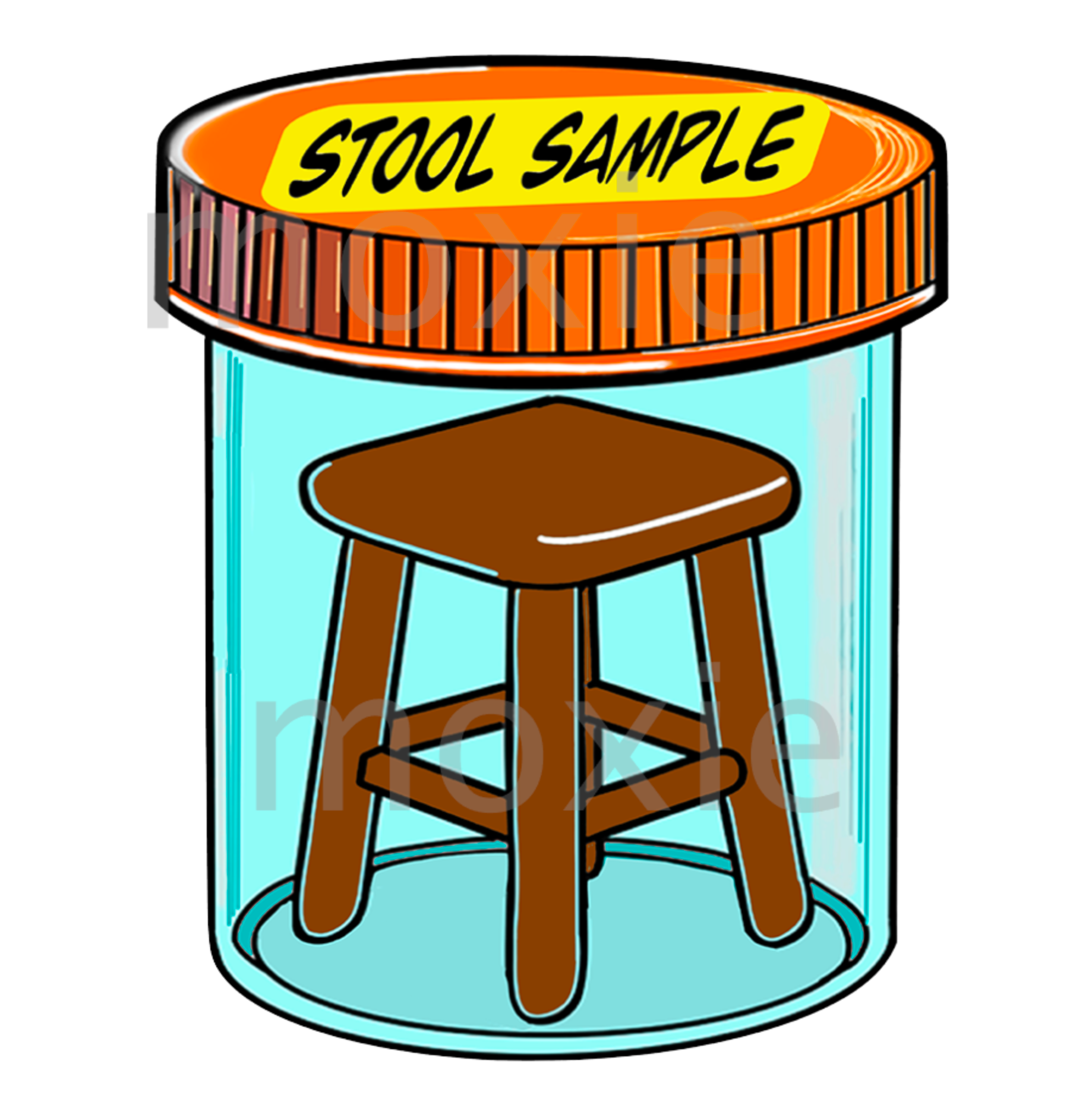 Stool Sample Decal & Acrylic Blank COMBO – Moxie Vinyls